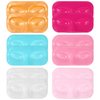 Beaupretty 12pcs Eyelash Face Support False Eyelash Case False Eyelash Tray False Eyelash Holder Pvc Artificial Storage Box Eyelash False Display Tray Eyelash Tray Container