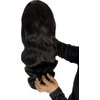 Pykisfp Body Wave Headband Wig Human Hair Wigs for Black Women Human Hair Headband Wig Wear and Go Wigs Glueless Human Hair Wig Machine Made None Lace Front Wig Natural Black (16inch, Body Wave)