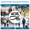 Anti Lost Wrist Strap, Escape Proof Wrist Leash with Adjustable Tether and Lock Buckle for Children with Autism, ADHD and Special Needs for Supermarket Mall Airport Park Zoo Travel