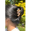Two Oh One Hair Claw Clip Squiggly Cellulose Accetate Strong Hold Women's Accessory for all Hair Types, Mint Chocolate