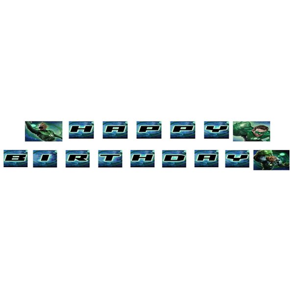 Green Lantern Birthday Banner