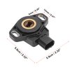 X AUTOHAUX JT7H Vehicle Throttle Position Sensor Replacement Black for Honda Old Fit 2003-2008 for Honda Accord Element CR-V