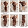 Sizobi 3 Pcs Bird Nest Magic Hair Clip,Hair Accessories for Women, Expandable Hair Bun Maker, Hair clips for Thick Thin hair, Hair Clips for Women and Girls, Ponytail Holders, Hair Bun Clip