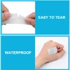 6pcs Eyelash Tapes, Reusable Silicone Non-Woven Fabric Lash Adhesive Tape Breathable Lash Extension Supplies (Blue, 0.98 inch x 3.9 Yards)