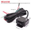 12V Winch Rocker Thumb Switch with Mounting Bracket Handlebar Control line kit for ATV UTV