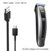 GLAKER Hair Cutting Kits USB C Charging Cable 2.6ft / 80cm for HC2022 Hair Clippers & CC5136 Beard Trimmer