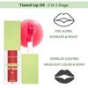 jeosisy Lip Glow Oil - Hydrating Lip Oil Tinted, Long Lasting Plumping Lip Balm Lip Care Moisturizing Lip Gloss (# 6)