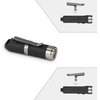 RovyVon Aurora A1 LED Keychain Flashlight, USB-C Rechargeable EDC Flashlight, 650 Lumens Super Bright with EDC Pocket-Sized, Momentary On, Lock Mode,Gift for Daily Use Outdoor(Black)