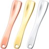 CustomyLife 3 Pcs Facial Spatula Sticks Mini Metal Makeup Spatulas Tiny Skincare Cosmetic Spoons Reusable Face Eye Cream Lotion Applicator Tools Facial Massage Sticks for Women Girls