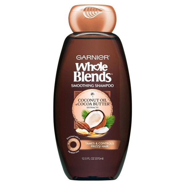Garnier Whole Blends Shampoo Coconut Oil 12.5 Ounce (369ml) (6 Pack)