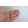 Generic 2 small crystal ab rhombus rhinestone hair clip barrettes fine hair
