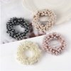 Xiwstar 9Pcs Women Girls Fashion Beaded Bracelet Hair Ties Hair Bands Ropes Scrunchie Ponytail Holder