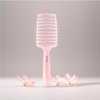 RHOS Curved Vented Hair Brush for Faster Blow Drying/Styling,Paddle Vented Hair Brush for Women&Men-Styling Hair Brush for Curly,Thick,Bangs,Wet and Dry Hair (1 Pack-Pink)