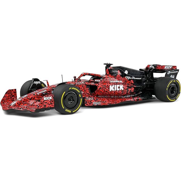 C43 F1Team x Boogie Art Car Formula One F1 World Championship (2023) "Competition Series 1/18 Diecast Model Car by Solido S1810203