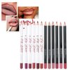 ZJchao Lip Liners Set, Matte Lipstick Set 12 Color Waterproof Lipstick Long-lasting Matte Lip Makeup Soft Pencils Lipstick Cosmetic Beauty Easy to Color Lips Liner Kit for Women