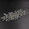 JWICOS Wedding Hair Comb Crystal Beads Bridal Hair Side Comb Hair Accessories for Brides and Bridesmaids