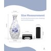 Pintoo 3D Puzzle Vase Unique Flower Vase Made by 160 Curved Plastic Puzzle Pieces House Warming Gift for Flower Arrangements and Home Decoration - [S1033] (Classic, Blooming Season)