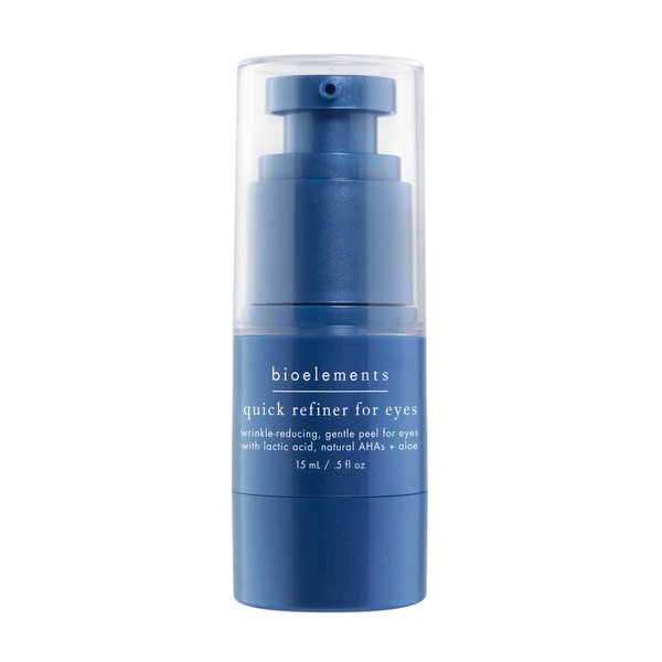 Bioelements Quick Refiner for Eyes - 0.5 fl oz - Wrinkle-Reducing, Gentle AHA & Lactic Acid Peel for Eyes - All Skin Types - Vegan, Gluten Free - Never Tested on Animals