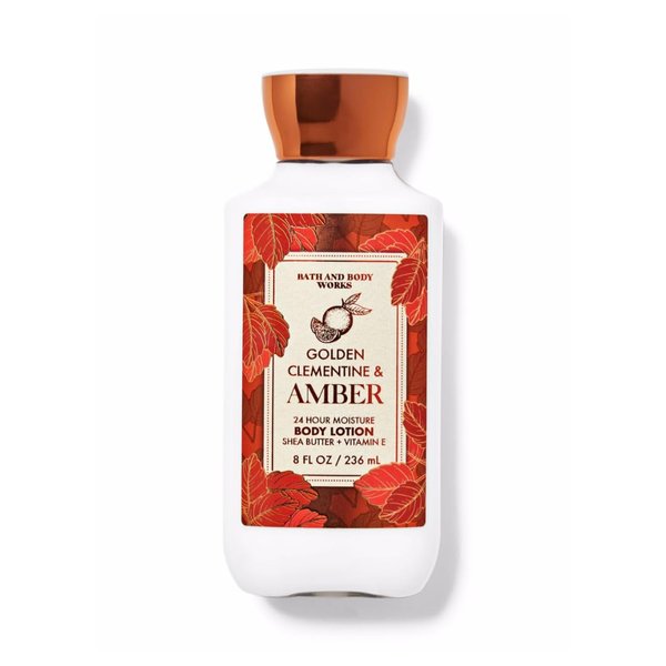 Bath Body Golden Clementine & Amber Nourishing Body Lotion 8 fl Oz
