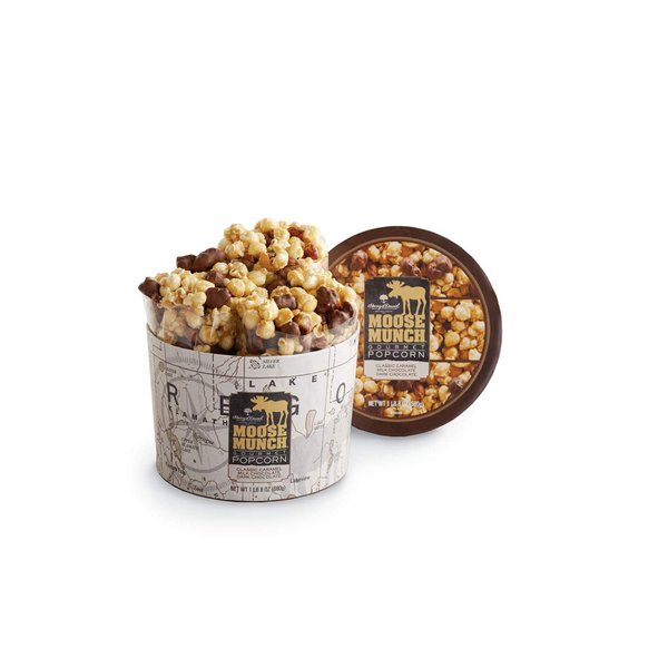 Harry & David Classic Moose Munch Gourmet Popcorn 1lb 8 Oz Assortment Drum