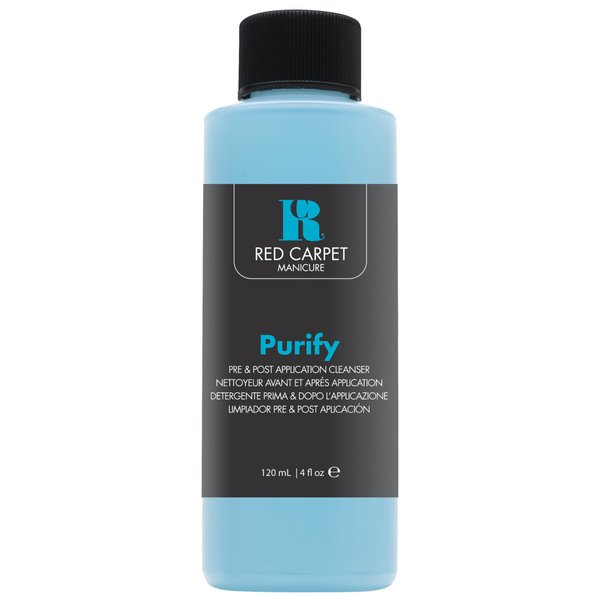RC Red Carpet Manicure Purify Pre & Post Application Cleanser, 4 Fl. Oz.