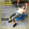 URBNFit Exercise Ball - Yoga Ball for Workout, Pilates, Pregnancy, Stability - Swiss Balance Ball w/Pump - Fitness Ball Chair for Office, Home Gym, Labor- White, 18 in