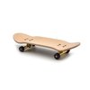 SPITBOARDS 34 mm Fingerboard Complete Wood Pro Set-Up (Pre-Assembled, 5-Layers), Pro Trucks, CNC Bearing Wheels, Foam Grip Tape (Deck: Burl Wood, Trucks: Gold, Wheels: Brown)