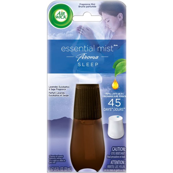 Air Wick Essential Mist Refill, Essential Oils Diffuser, Sleep, 1ct, Air Freshener, Aroma