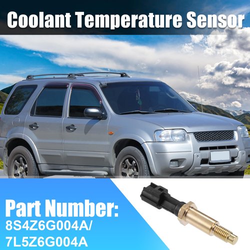 uxcell Engine Coolant Temperature Sensor No.8S4Z6G004A for Ford Focus 2008-2018 Water Temperature Sensor