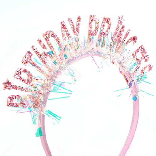 Canitor Birthday Princess Birthday Headband for Women Girls Birthday Crown Birthday Headband Birthday Girl Headband Birthday Tiara Happy Birthday Party Decorations Birthday Gifts