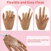 Silicone Practice Hand for Acrylic Nails - Soft Touch Liquid Silicone - Flexible Realistic Nail Mannequin Hand Practice for Training