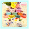 Jelly Cube Clear Slime Kit 9 Pack for Kids, Crunchy Slime, Stress Relief Toy, Party Favors for Girl Boys 6 7 8 9 10 11 12