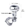 AISI 316 Stainless Steel Boat Steering Wheel Knob Marine Sport Maneuvering Konb Steering Spinner Knob Wheel Suicide Knob Swivel