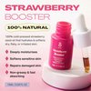 BYBI Beauty Strawberry Booster Face Serum for Dry, Irritated Skin - Hydrating Vegan Facial Oil - Repair & Moisturise Damaged Skin - Antioxidant-Rich Strawberry Seed Oil - 15ml
