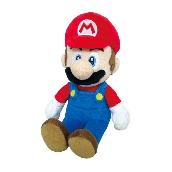 Little Buddy Super Mario All Star Collection 1414 Mario Stuffed Plush, Multicolored,9.5"
