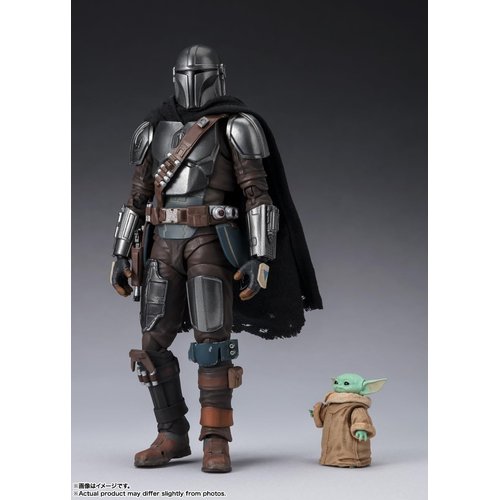 S.H. Figuarts Star Wars The Mandalorian & Grogoo Approx. 5.9 inches (150 mm), ABS & PVC & Fabric, Pre-painted Action Figure