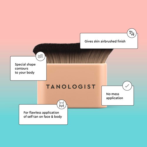 Tanologist Blending Brush for Self Tan - Vegan Body Brush for Flawless Self Tanner Application, 1 Count