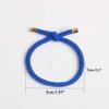 Elastic Hair Ties Elastics,Stretchy Rubber Bands,Pack of 12,Women Elastic Knotted Hair Rope Ponytail Holders for Women Girls(Blue)