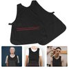 HEALLILY Barber Aprons Hair Stylist Apron Professional Hair Cutting Hairdressing Cape Jacket Vest with Pocket 76x56cm (Black)