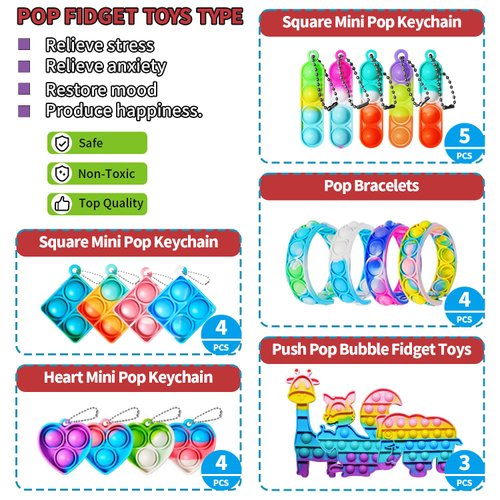 98 Pcs Party Favors for Kids 3-5 4-8 8-12, Treasure Box Toys for School Classroom Rewards, Birthday Gift Small Toys Bulk, Kids Prizes, Carnival Prizes, Goodie Bags Filler for Kids, Pinata Stuffers