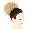 THEMIS HAIR Afro Puff Drawstring Ponytail Hair Pieces with Clip on Natural Hair Bun Blonde Short Curly Ponytail Hair Extensions for Black Women (color 613#)