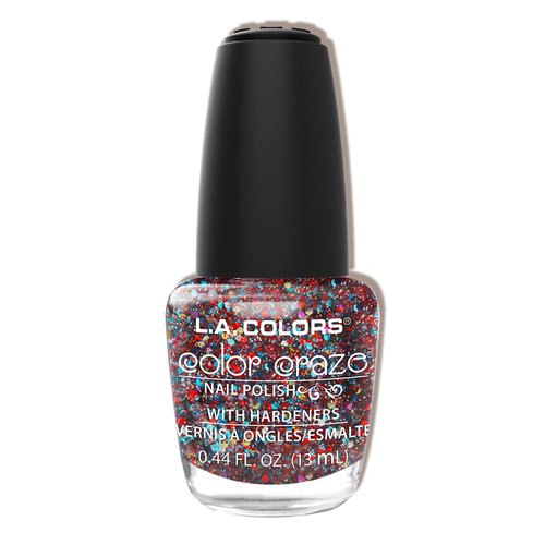 L.A. Colors Color Craze Nail Polish, Confetti, CNP548