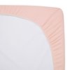 American Baby Company 3 Pack Fitted Crib Sheets 28" x 52", Soft Breathable Neutral 100% Cotton Jersey Sheet, Blush Pink Star/Zigzag, for Boys and Girls, Fits Crib and Toddler Bed mattresses