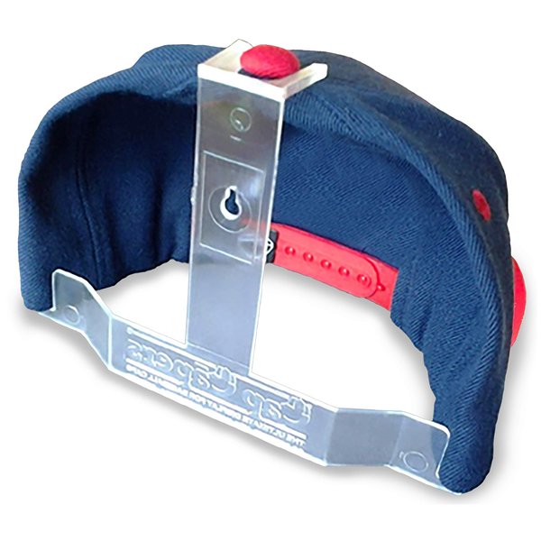 Cap Capers® Baseball Cap Display; Wall Mounted Hat Rack; Baseball Cap Storage & Organization; (24 pk) Great for Cap Collectors. The Ultimate Display for Baseball Caps