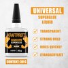 Super Glue – Extra Strong CA Adhesive for Glass, Plastic, Wood, Metal & Ceramic – XL 1.76oz Bottle – Fast, Industrial-Strength – Waterproof, Heat & Impact Resistant – Precision Tip – KRAFTPROTZ