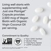 Sports Research Vegan Biotin 2500mcg with Organic Coconut Oil - Extra Strength Biotin Vitamin B7 for Healthier Hair & Skin + Keratin Support - Non-GMO & Gluten Free, 120 Softgels (4 Month Supply)