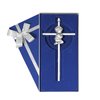 Baby Wall Cross Baptism Gifts for Boys, 7-inch Silver blessing Boy Baptism Crosses for First Holy Communion Christening and Dedication Baptismal Gifts from Godparents