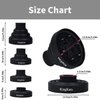 Universal Collapsible Hair Dryer Diffuser - Travel and Easy Storage - Fit Most of Hair Dryers KingKam-Black