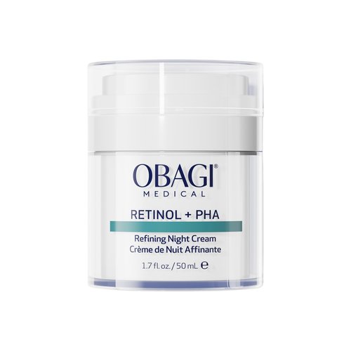 Obagi Medical Retinol + PHA Refining Night Cream - Clinically Proven, Dual-Action, Overnight Anti-Aging Face Cream for Smoother, Renewed Skin & a More Even-Looking Complexion - 1.7 Oz