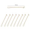 Tevkmuzz Bobby Pins,120Pcs Hair Clips Bun Hair Pins Hair Styling Pins,Suitable for All Hair Types(Gold)